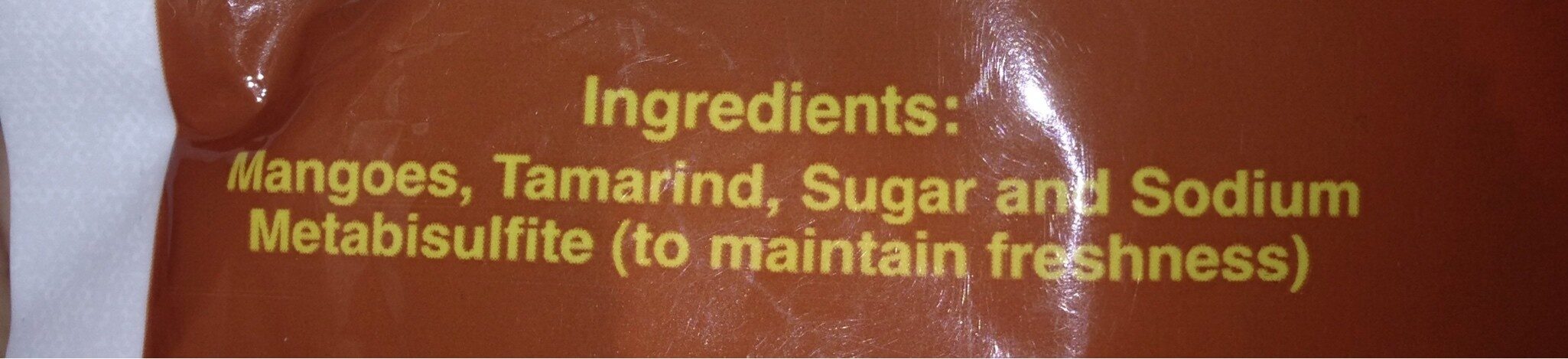 Dried Mangorind - Ingredients - fr