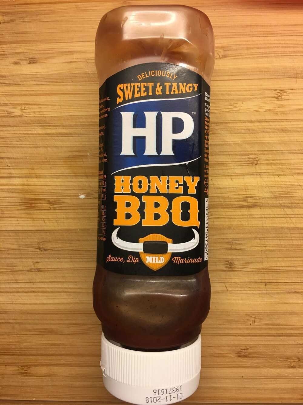 BBQ Soße Deliciously Sweet & Tangy Honey Woodsmoke BBQ Sauce Dip Marinade, mild - Product