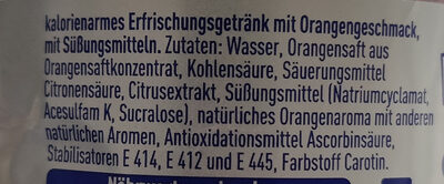 Fanta Orange ohne Zucker - Ingrédients - de