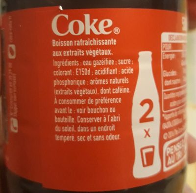Coca-Cola - Ingrédients