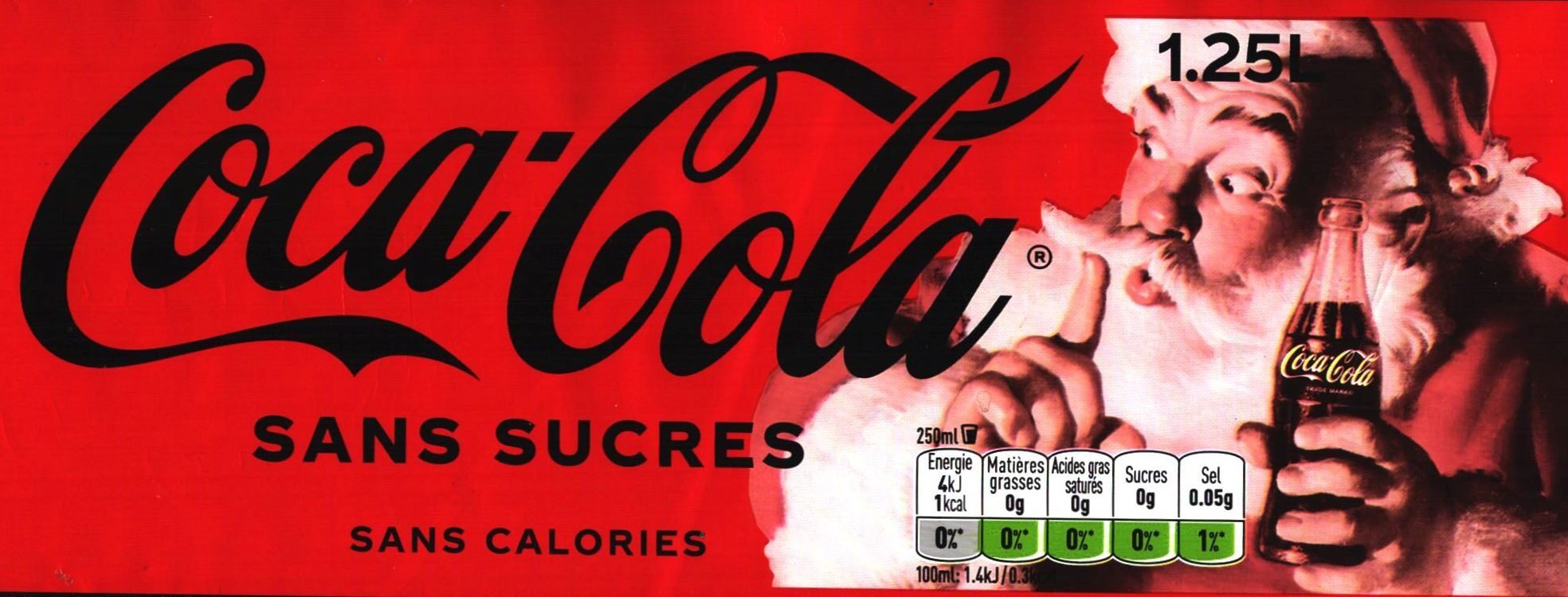 Coca-Cola® Sans sucres Sans colorants - Produit