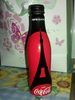 Red Aluminum Coke Zero Bottle Eiffel Tower Paris Full & Capped - Produit