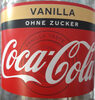 Coca vanille zero zucker - Produkt