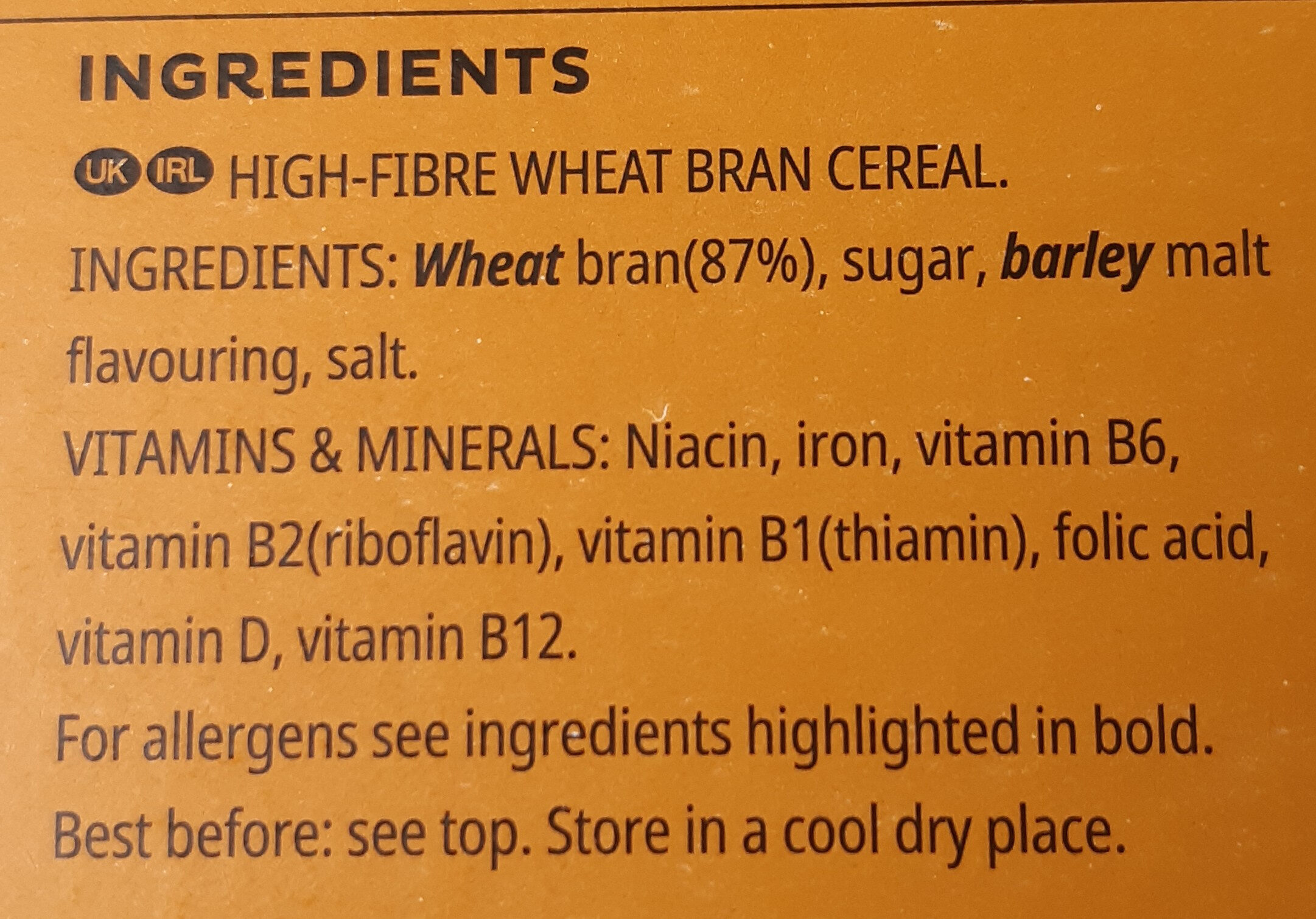 All-Bran - Ingrediënten - en