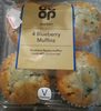 4 blueberry muffins - Product
