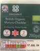 British Organic Mature Cheddar - Product