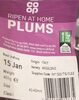Ripen at home plums - Produkt
