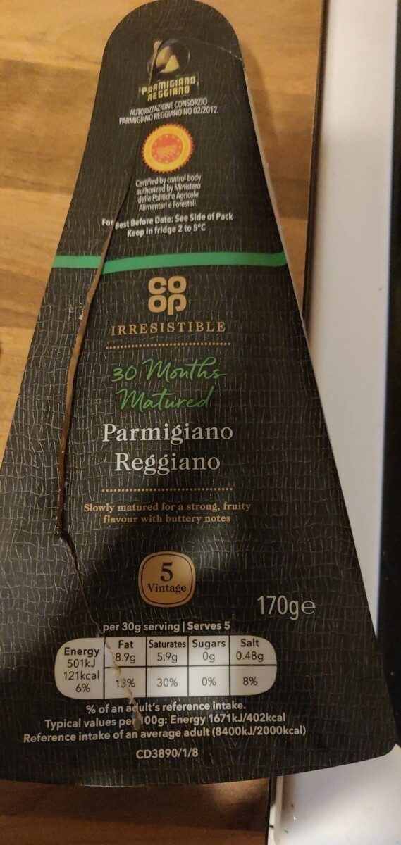 Parmigiana reggiano - Product