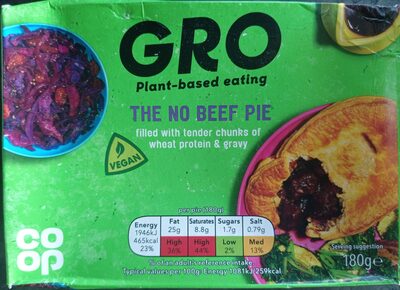 The no beef pie - Product