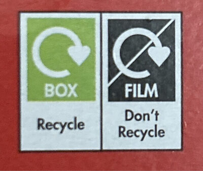 The Original Cracker - Recycling instructions and/or packaging information