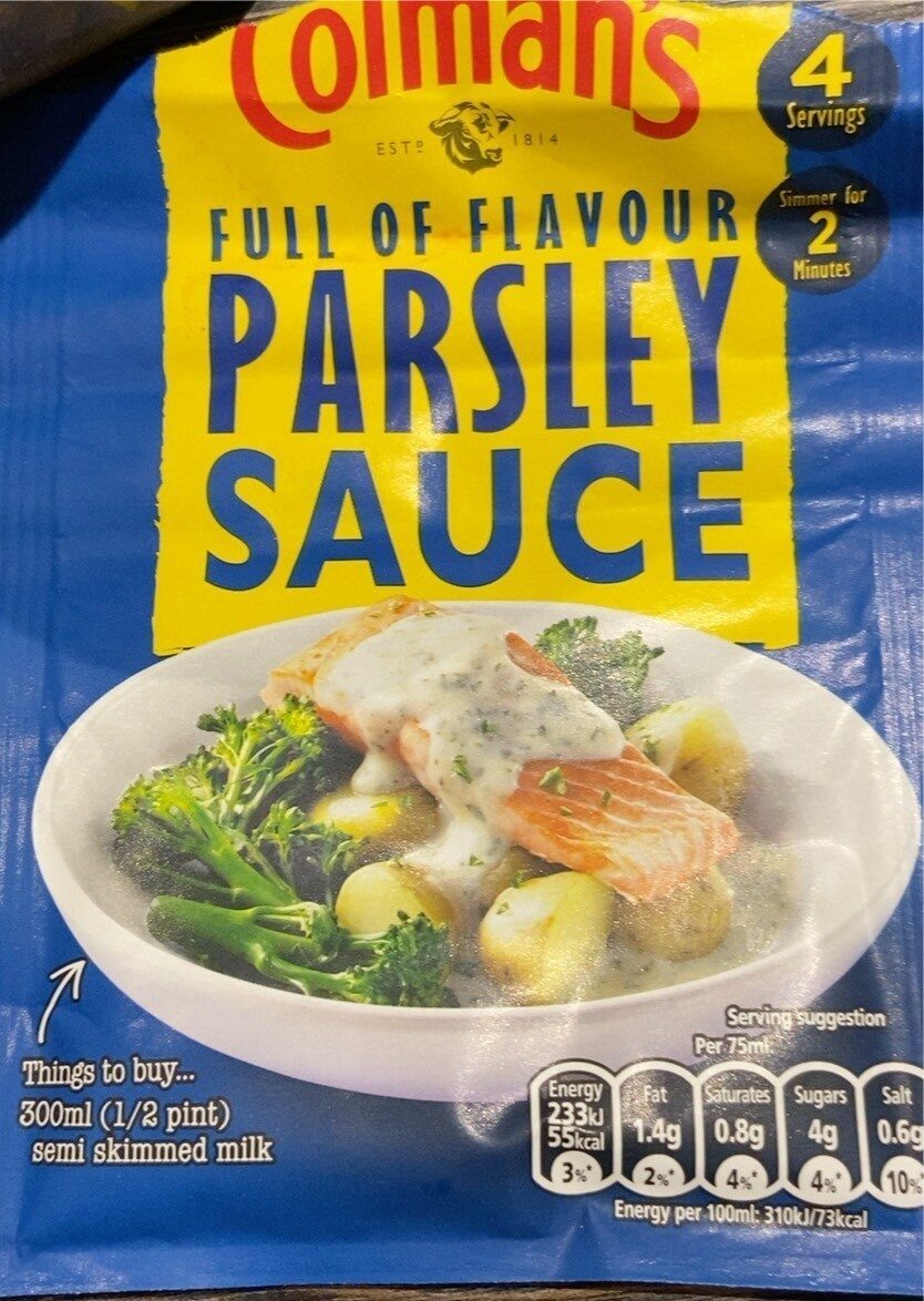 Parsley Sauce - Producto - en