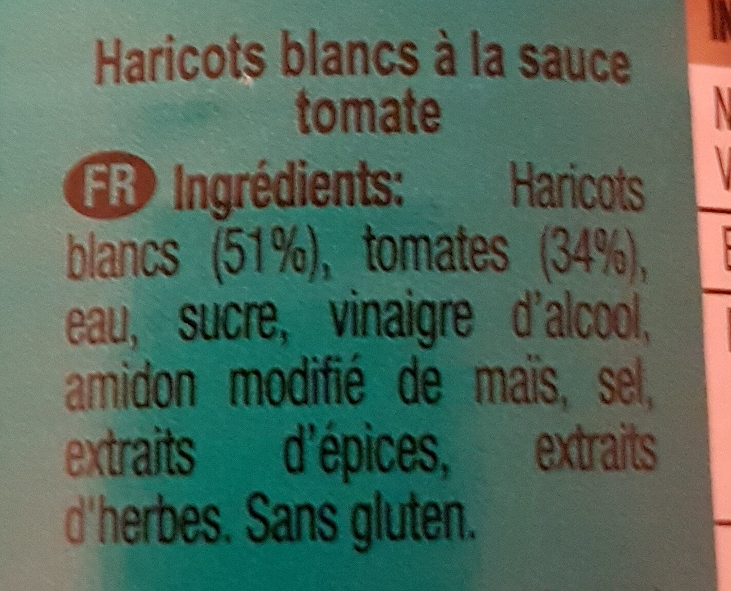 Фасоль в томатном соусе - Ingredientes