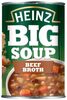 Heinz big soup beef broth - Product