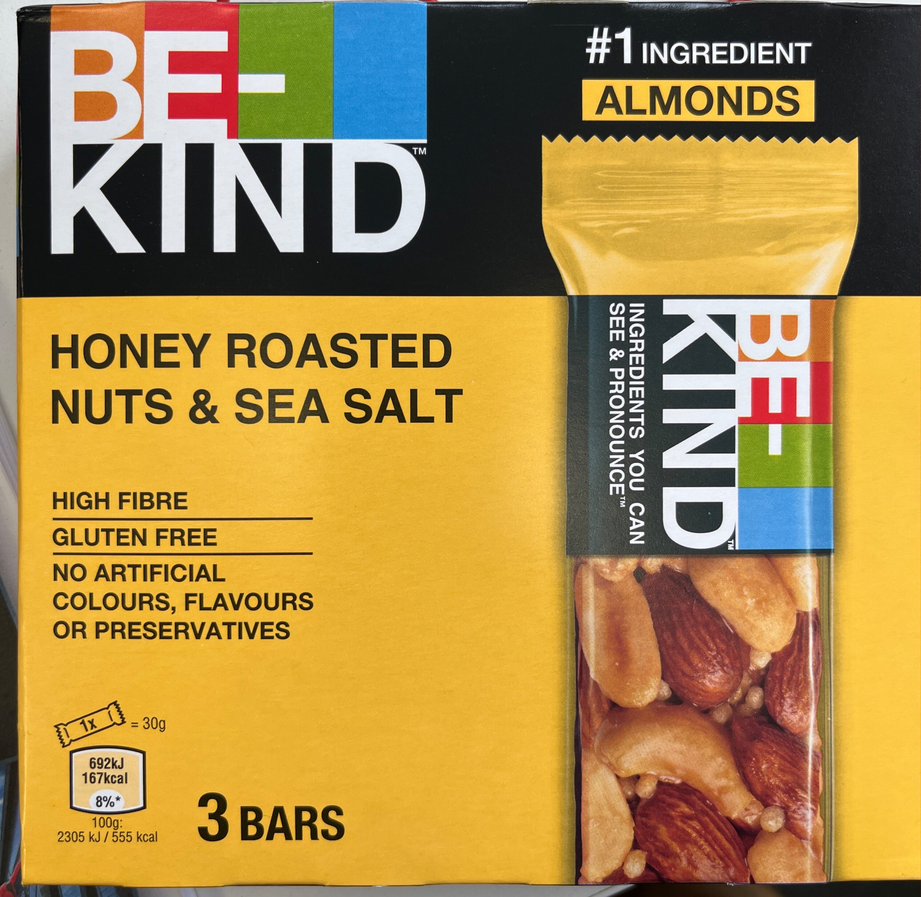Honey roasted nuts and sea salt - Product - fr