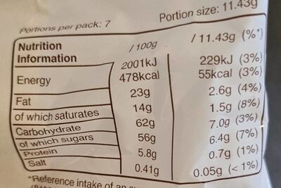 Galaxy Caramel Mini Eggs - Nutrition facts