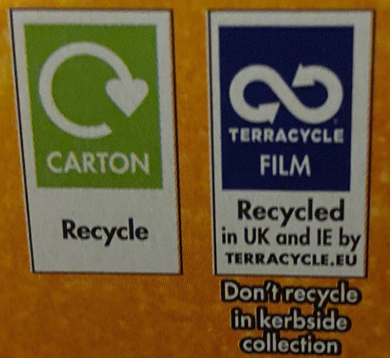 Jaffa Cakes - Recycling instructions and/or packaging information
