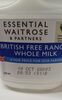 British Free Range Whole Milk - Producto