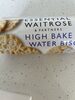 High Bake Water Biscuits - Product