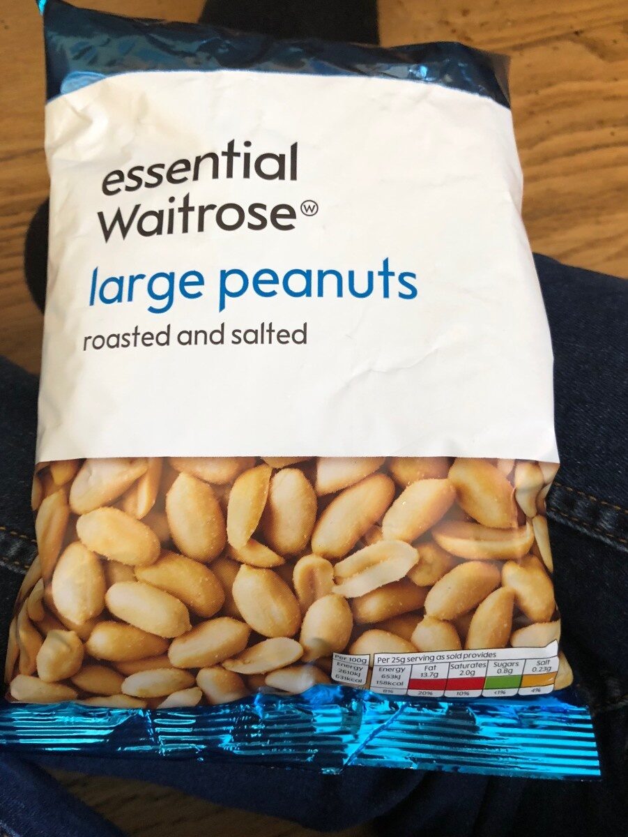 Essential waitrose large peanuts - Product