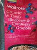 Waitrose crunchy & tangy blueberry & cranberry granola - Product
