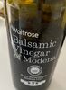 Waitrose balsamic vinager of modena - Product