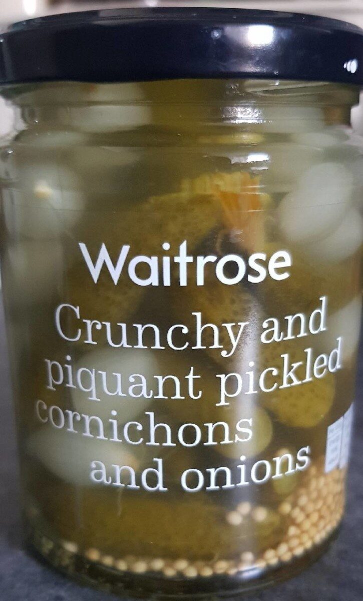 Crunchy and piquant pickled cornichons and onions - Product