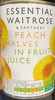 Peach halves in fruit juice - Product