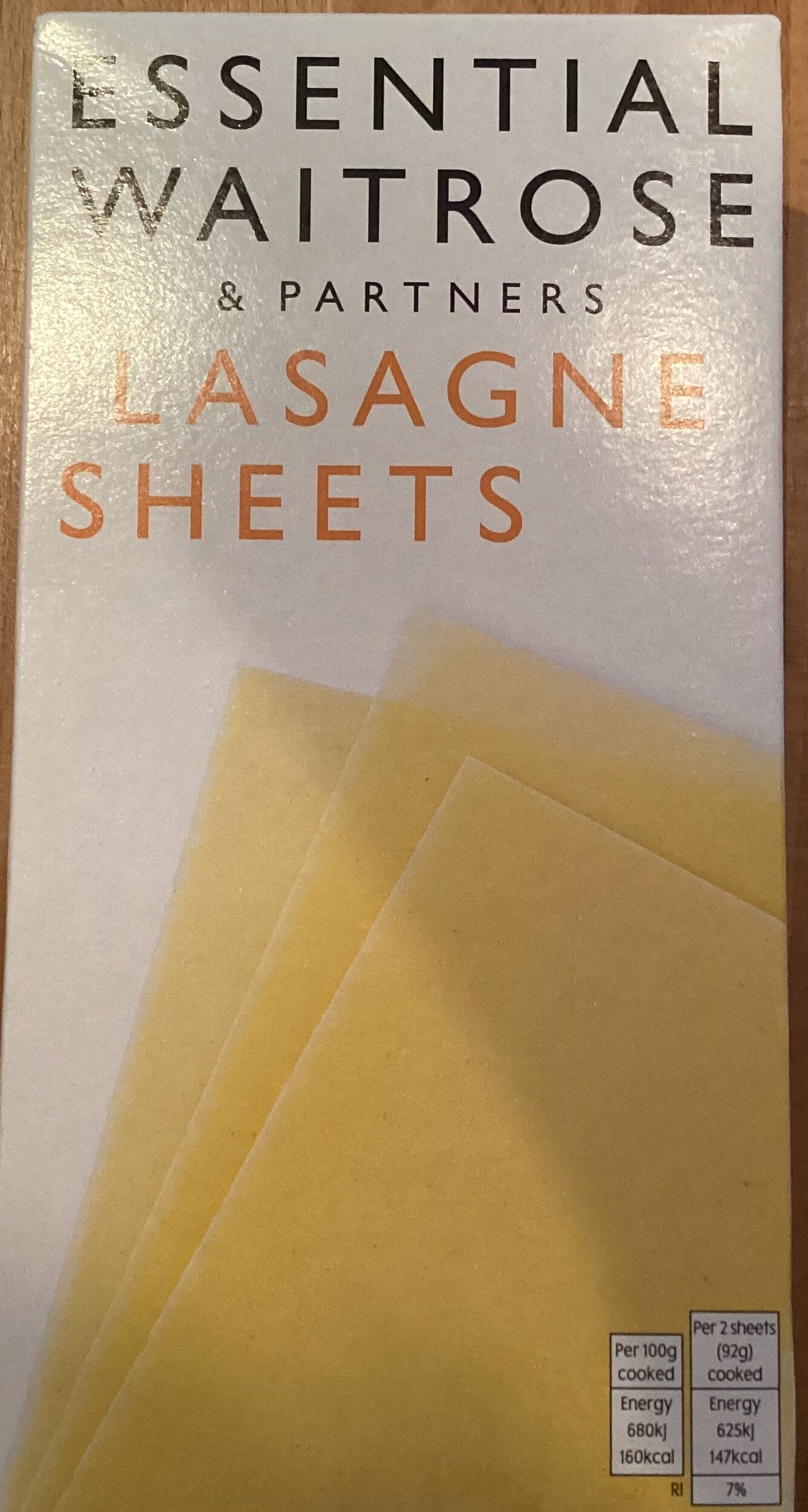 Lasagne sheets - Product