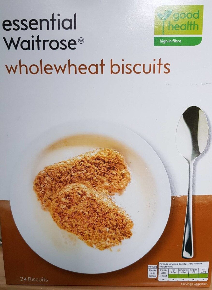 Essential waitrose wholewheat biscuits - Product