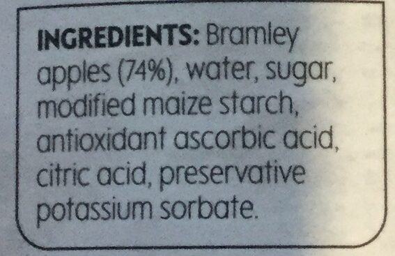 Bramley apple sauce - Ingredients