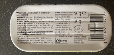 Cantabrian anchovy fillets in extra virgin olive oil - Istruzioni per il riciclaggio e/o informazioni sull'imballaggio - en