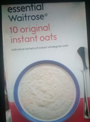 Essential Waitrose Original Instant Oats - Nutrition facts