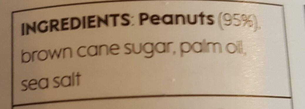 Essential waitrose crunchy peanut butter - Ingrediënten - en