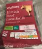 British beef meatballs - Product