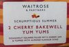 2 Cherry Bakewell Yum Yums - Product