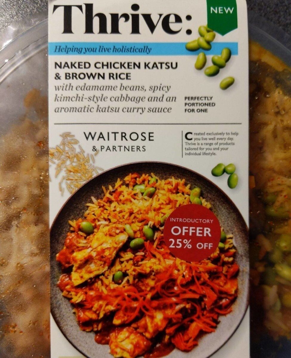 Naked chicken katsu & brown rice - Product