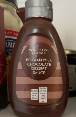 Belgian Milk Chocolate Dessert Sauce - Product