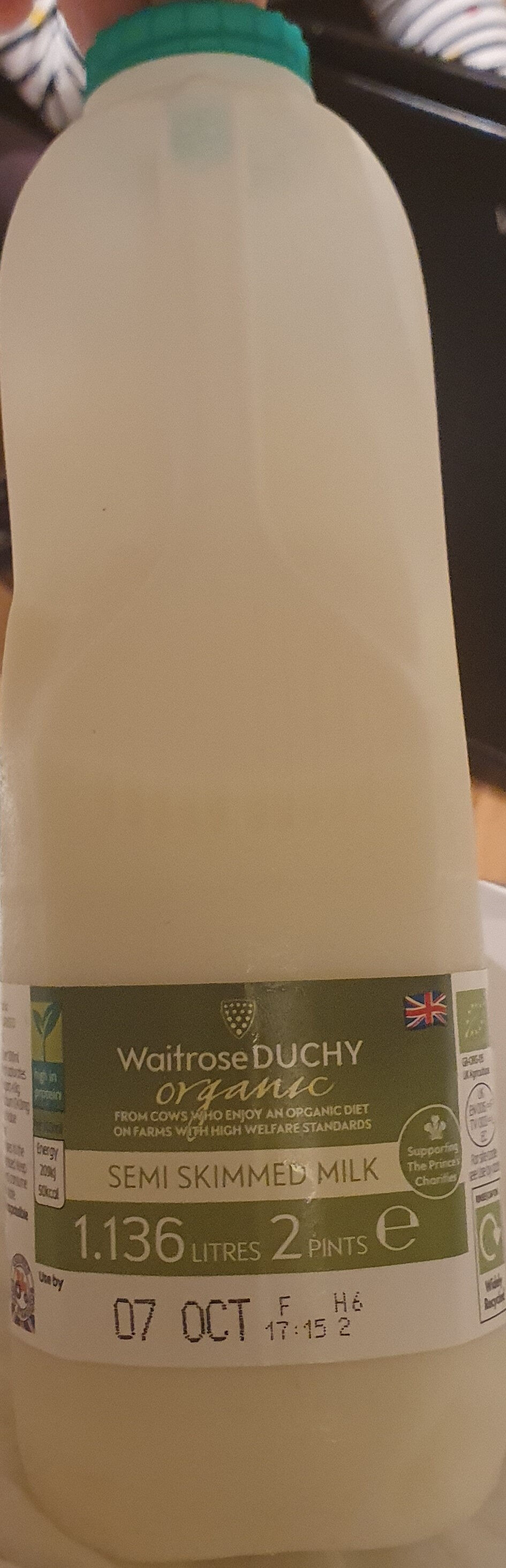 Organic semi skimmed milk - نتاج - en