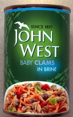 John West Baby Clams in Brine - Product