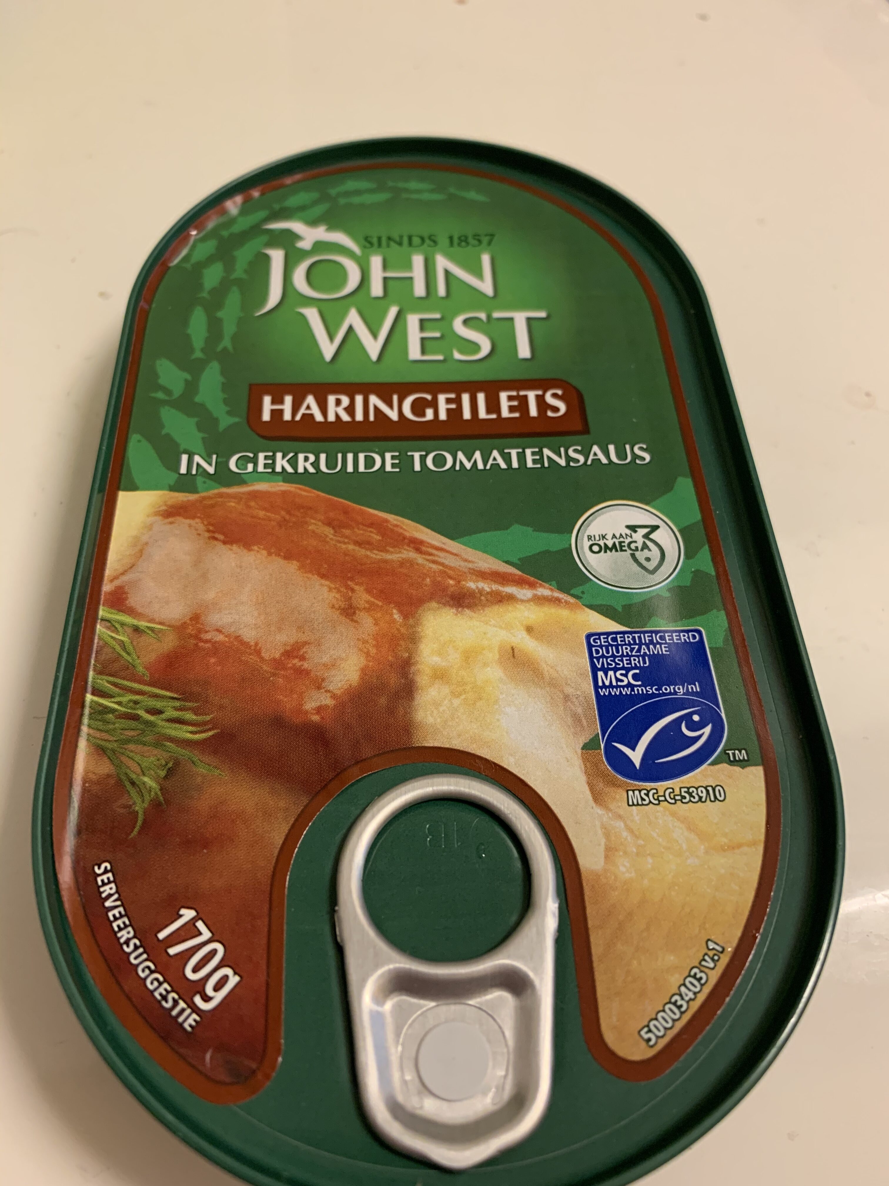 Haringfilets in gekruide tomatensaus - Product