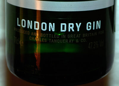 London Dry Gin - Nährwertangaben - en
