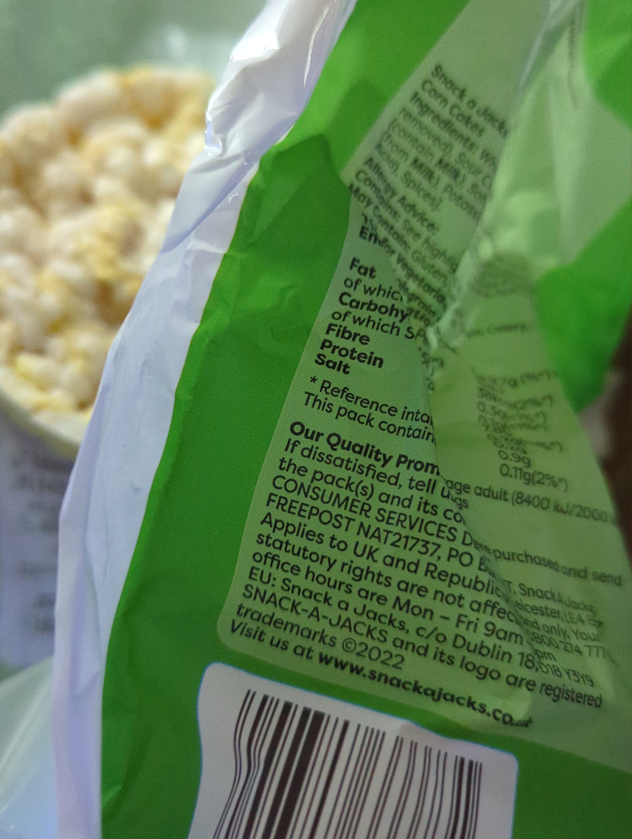 Cool Sour cream & chive - Recycling instructions and/or packaging information