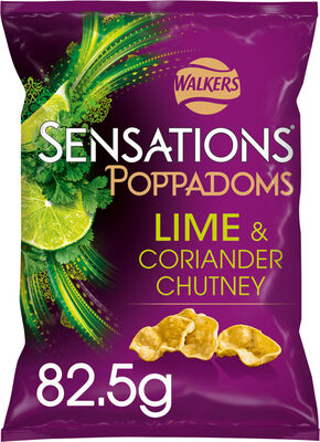 Lime & Coriander Chutney Poppadoms - Product - en