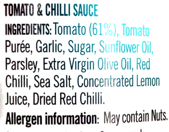 Tomato and Chilli - Ingredients
