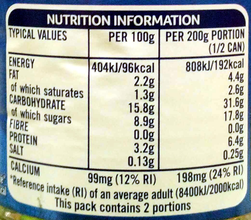 Ambrosia Rice pudding - Nutrition facts