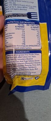 Super Noodles - Ingredients