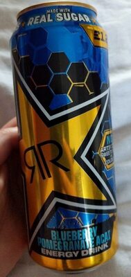 Calories in Rockstar Blueberry Pomegranate Acai Energy Drink