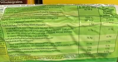 Fruit biscuits apple Go head - Nutrition facts