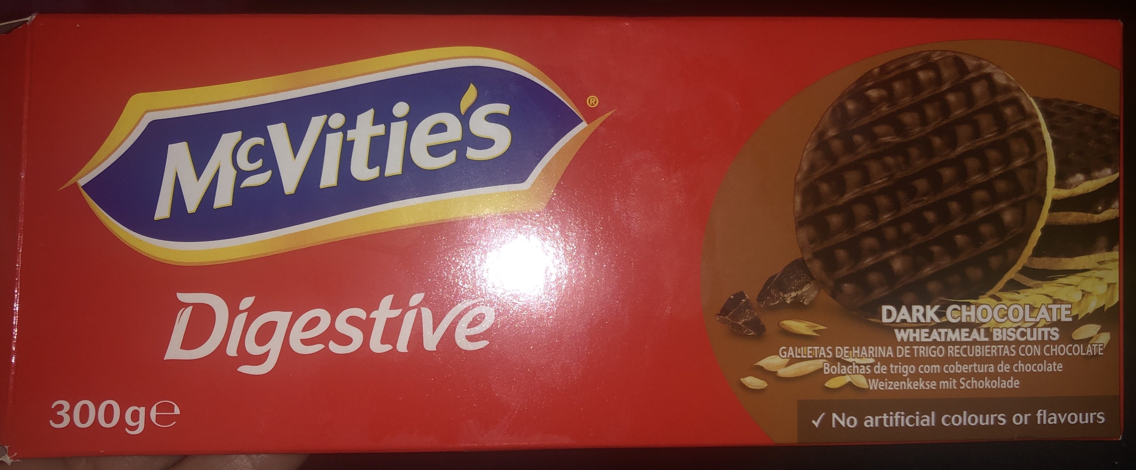 Digestive galletas con chocolate negro - Produit - en