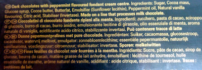 AFTER EIGHT Coffret 300g - Ingredients
